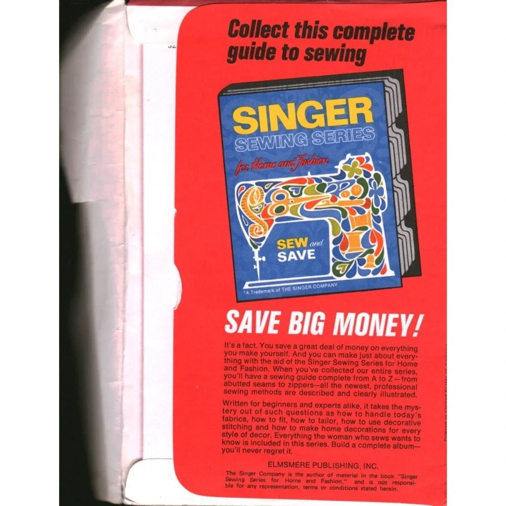 Vintage Singer Sewing Series Section 4 How to Fit Your Pattern Booklet Guide